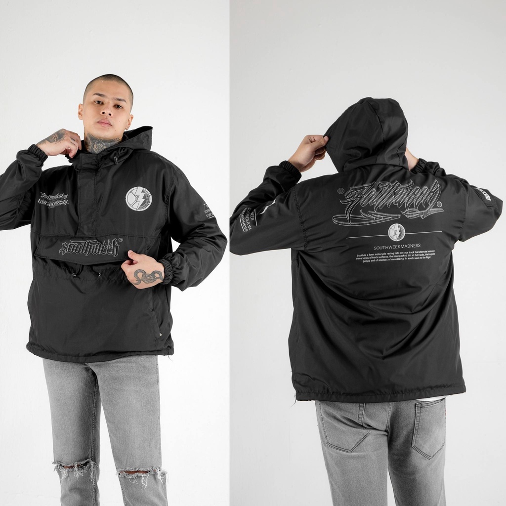 JAKET PARASUT CAGOUEL CULTURE GRAFITY ORIGINAL SOUTHWEEK - JACKET OUTDOOR WATERPROOF PRIA WANITA TERKINI