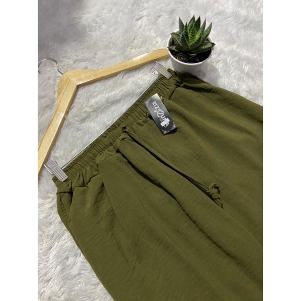 celana baggy pants cringkle airflow / celana remaja basic cringkle