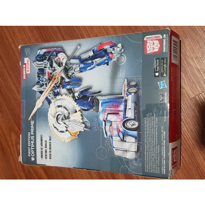 First Edition Optimus Prime Transformers Aoe Bib #Original