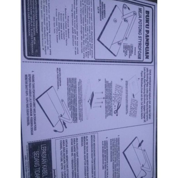 

Terlaris Cutting Styrofoam Cutter Alat Potong Styrofoam Bentuk Meja Ukuran 20X30 Cm