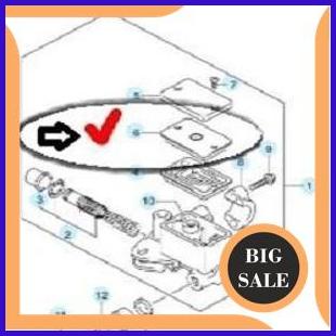 sparepart Plat Tutup Tabung Minyak Rem Depan-Plate Diaphragm Suzuki Satria FU Original SGP 140ZZ3