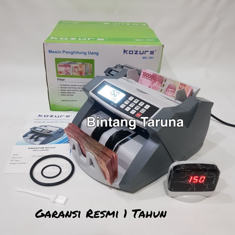 Mesin penghitung uang Kozure MC101 Bill Counter Kozure MC101