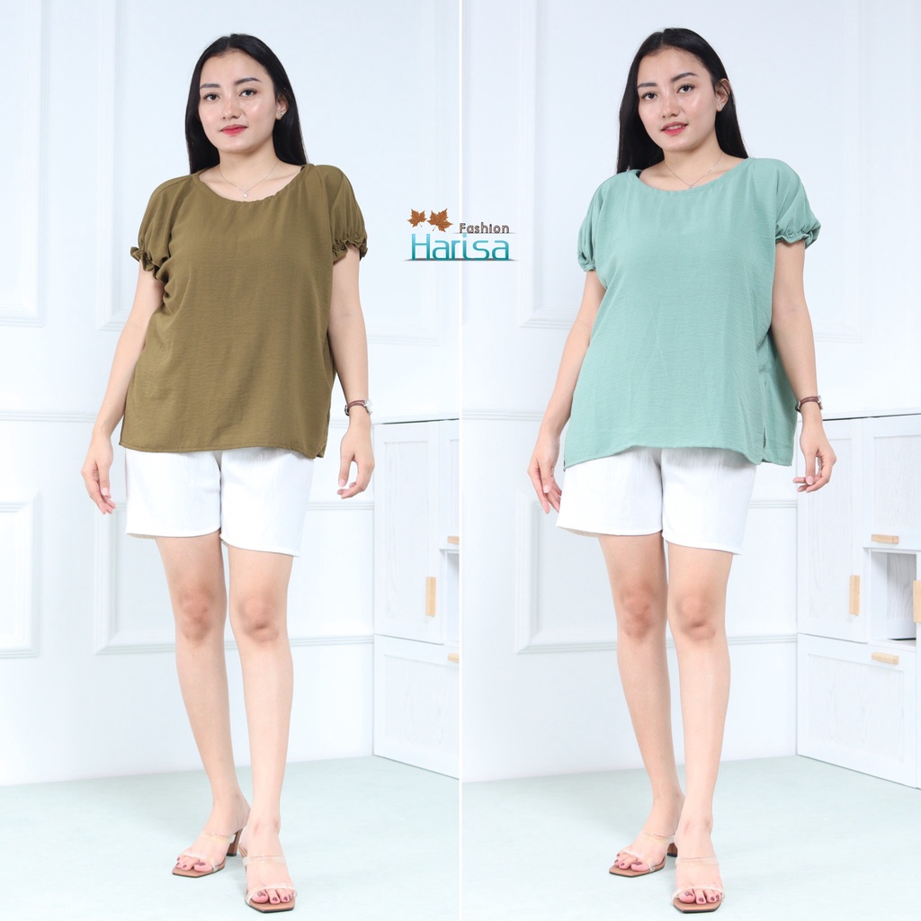 Baju Wanita Atasan Monna Crinkle Airflow Premium