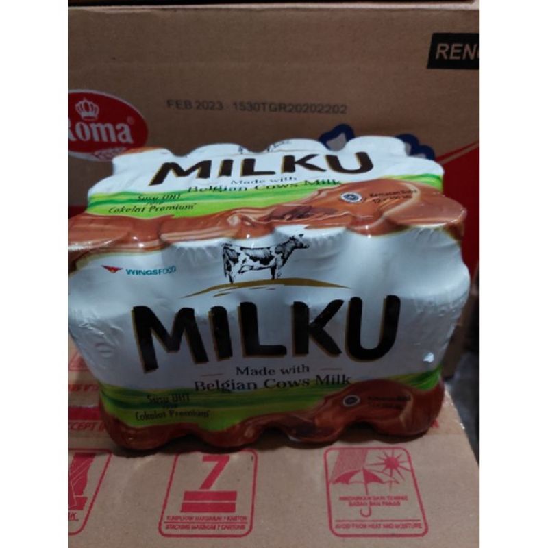

milku 1dus coklat/strawberry