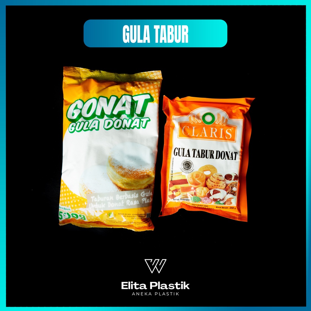 

500 g Gonat gula donat / gula dingin / gula tabur Pekanbaru