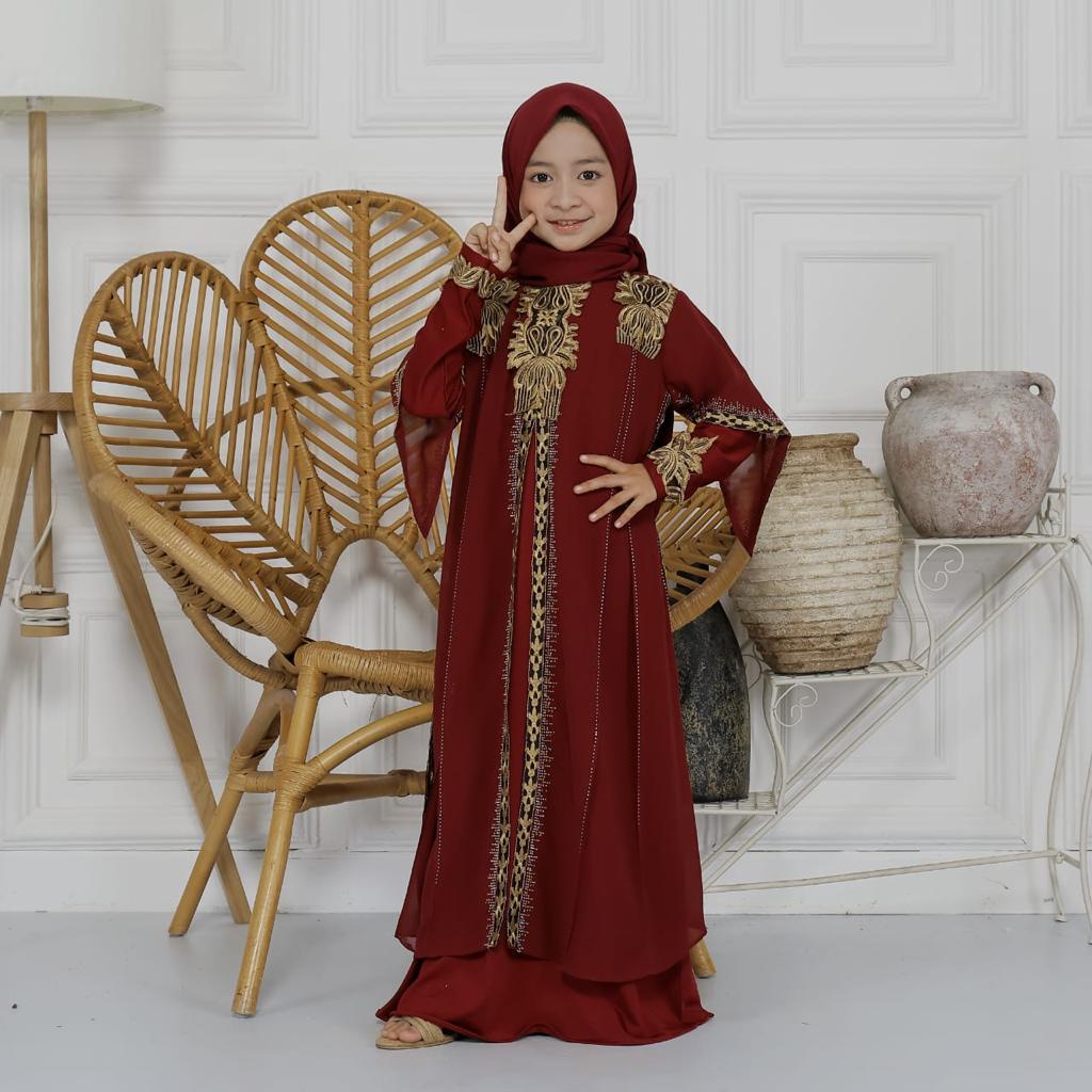 Abaya anak premiun tanggung terbaru