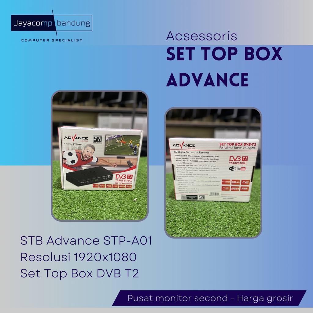 Set Top Box / STB Advance Receiver TV DIGITAL WIFI - Baru murah garansi resmi 1 tahun