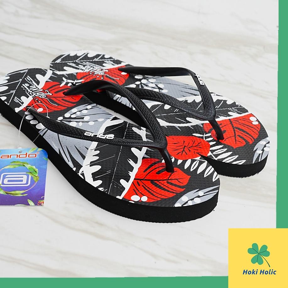 Stok Baru Ando Rossby - Sandal Jepit Wanita Lucu Terbaru - Motif Matahari - Sendal Jepit Ando - Sand