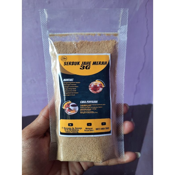 

jahe serbuk merah