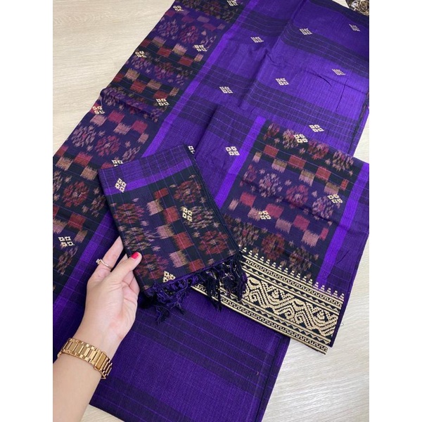 set couple endek // Kamen saput selendang endek