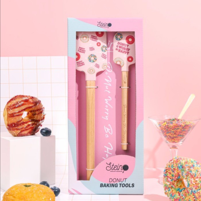 Spatula Steincookware Baking Tools Stein Fryday Donut Silikon Cake Kue Stein Cookware Alat Baking Spatula Adonan