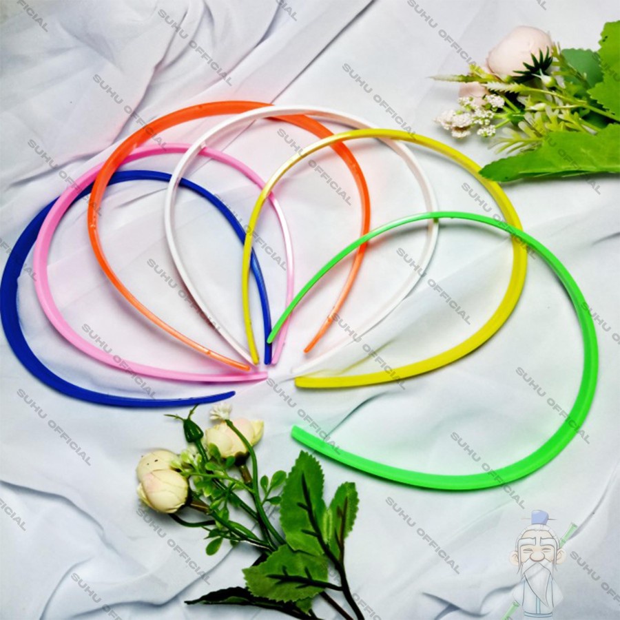 Bando Polos 1CM WARNA DAN HITAM / BANDO PRIA WANITA / BANDO PLASTIK