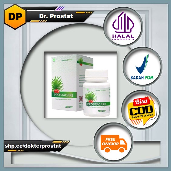 COD | PROSTACARE 30 Kapsul - Obat Prostat Herbal Ampuh Komposisi Bahan Alami Mengembalikan Kesehatan