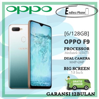 OPPO F9 6/128GB SECOND HAND TERPERCAYA GARANSI TERPERCAYA 1 TAHUN