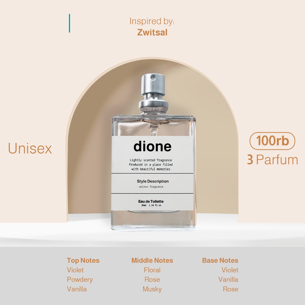 Bjorka DIONE Parfum Unisex Original Terlaris Cewek Cowok