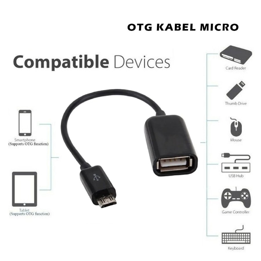 OTG kabel usb micro / kabel otg for samsung, bb, oppo, android