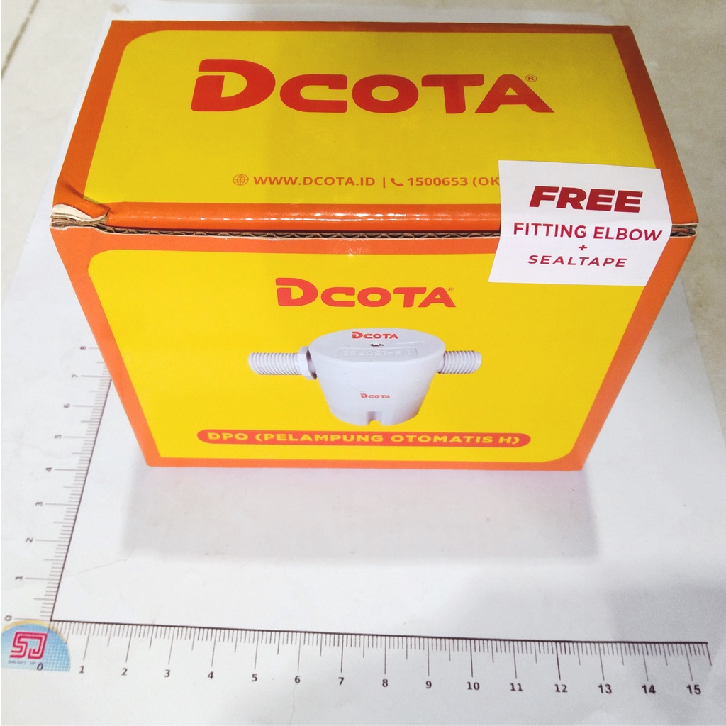 DCOTA DPO Stop Kran Pelampung Otomatis Horizontal 1/2&quot; 3/4&quot; Bak Mandi Toren Kolam Air