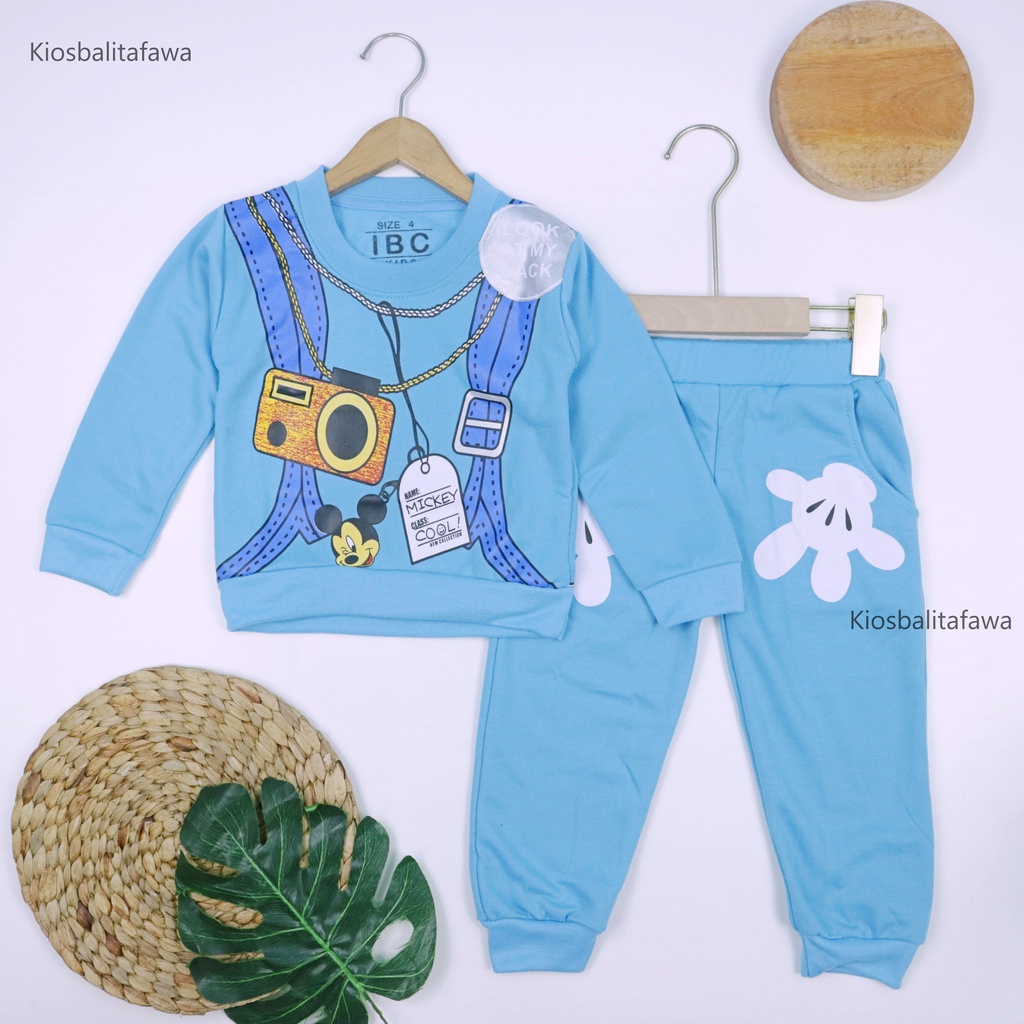 (EXPORT) Setelan Jojo Size 3-8 Tahun / Baju Tidur Premium Cotton Lengan Panjang Anak Laki Perempuan
