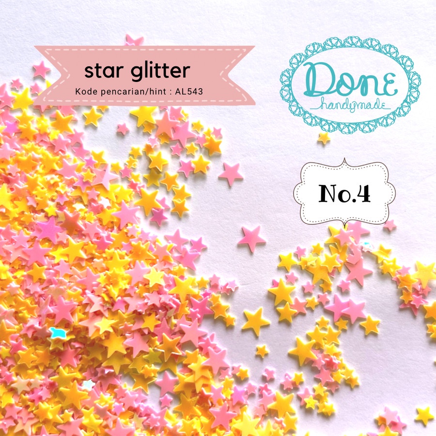 Glitter nail art make up scrapbooking star mix glitter sprinkle g203