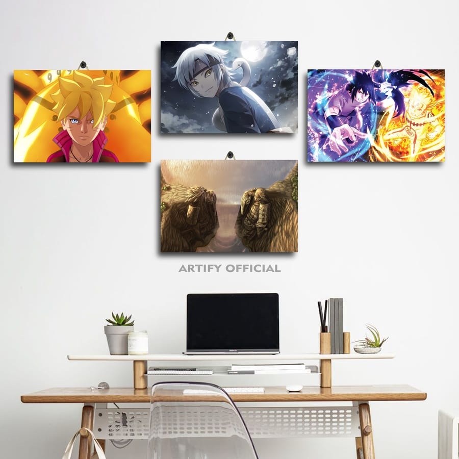 41-60 PAJANGAN RUANG NARUTO HINATA BORUTO 20X30 V6ITH|SMEWJ| DEKORASI KAMAR ANIME GAMBAR NARUTO SASU