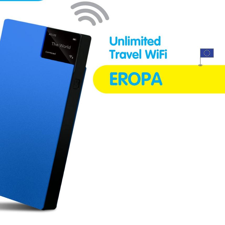 ✽ JavaMifi 4G Travel Wifi Europe Unlimited | Wifi Eropa ➮