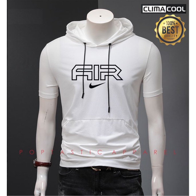 Rompi Hoodie Pria Kaos Distro Manset Olahraga Running Stretch SLIM FIT