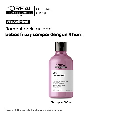 Serie Expert Liss Unlimited Shampoo 300 ml Untuk Rambut Smoothing by L'Oreal Professionnel