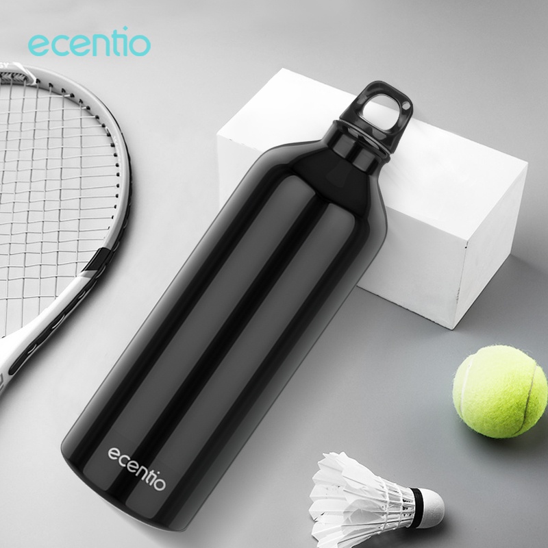 ecentio Botol Minum Sports Tumbler Botol Air Drinking Bottle Aluminum Bottle Botol Minum Olahraga 750ml/1000ml