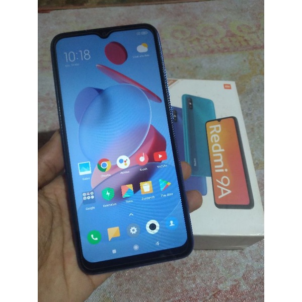 hp seken bergaransi Redmi 9A Ram 3/32