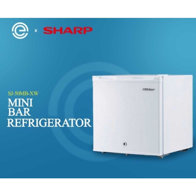 (Khusus Wilayah Kota Palembang) Lemari Es Mini Portable SHARP/Kulkas Mini Portabel Refrigerator SHAR