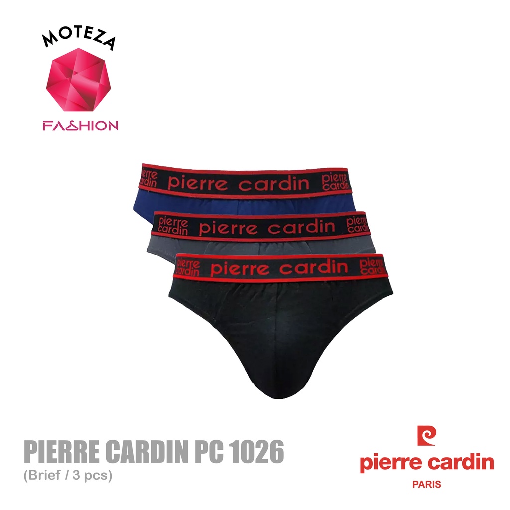 Celana Dalam Underwear Brief Pria Rayon - Pierre Cardin PC 1026 / PC1026 - Isi 3 pcs