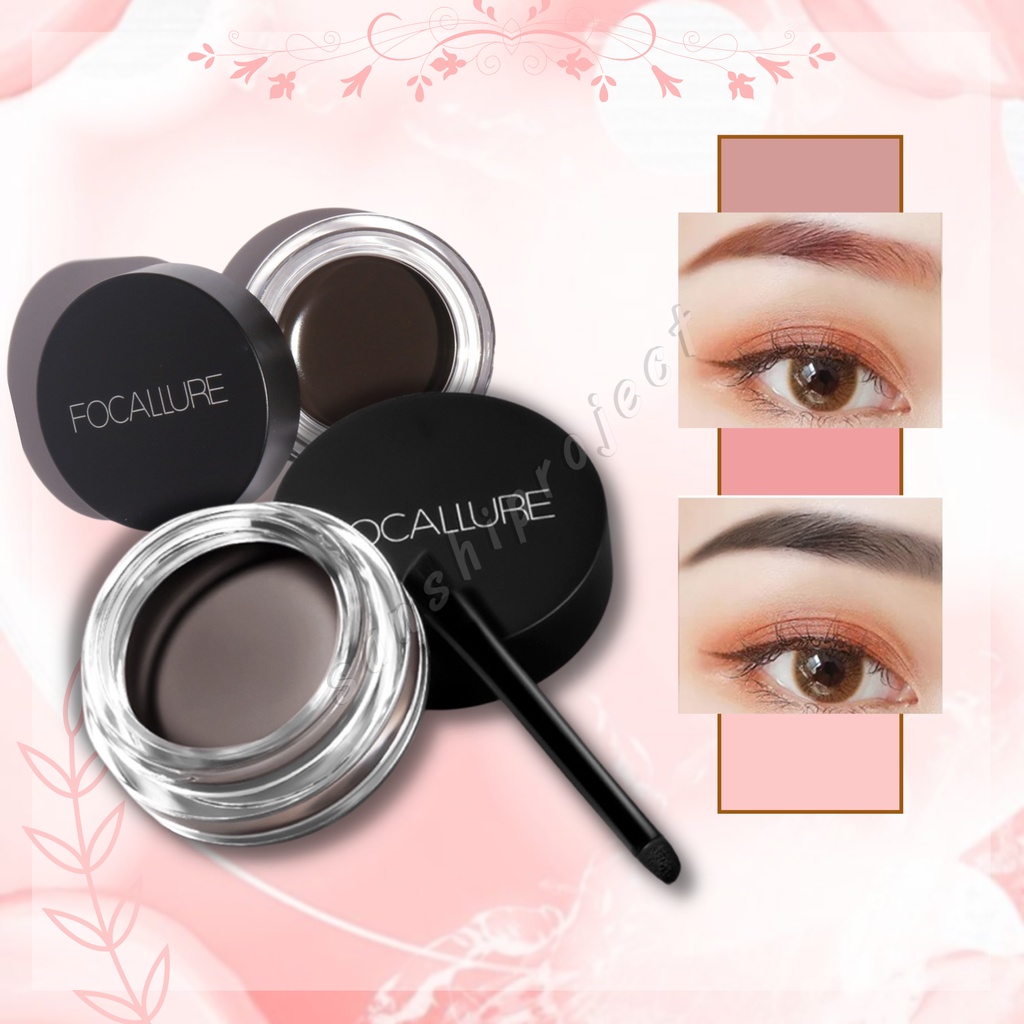 FOCALLURE eyebrow gel cream pomade murah by sanshiproject