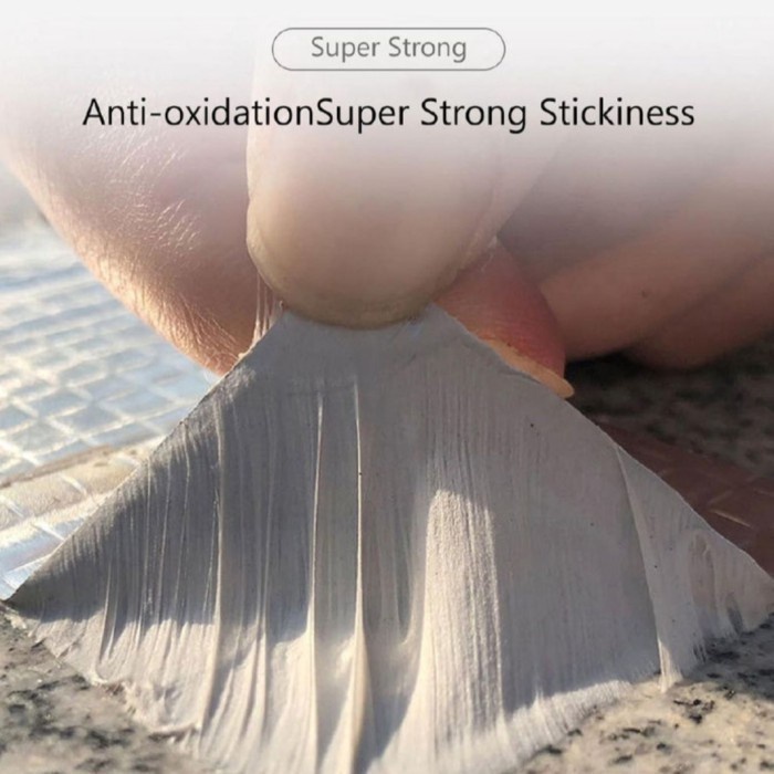 Terlaris Super Tape X2000 Silver Blue - Lakban Perekat X2000