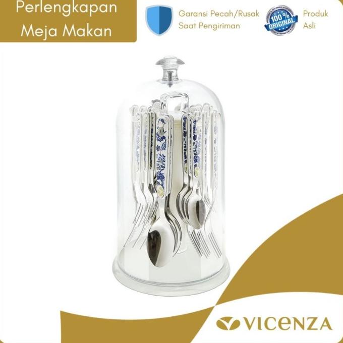 Vicenza Sendok & Garpu Set VA248 Motif Ayana