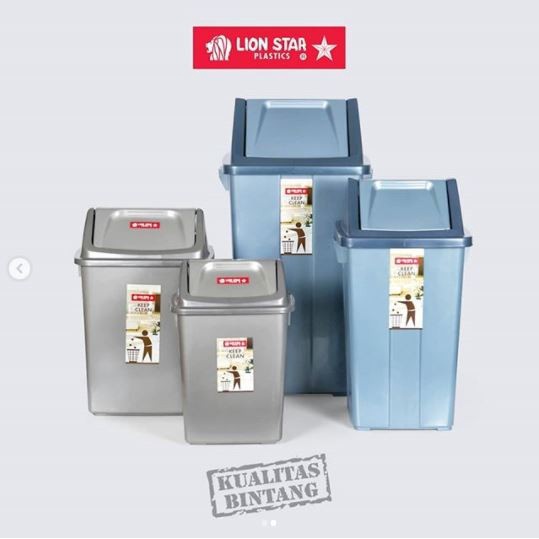 Tempat Sampah tong sampah Kotak Sampah Dustbin 5 Liter Lion Star C-5