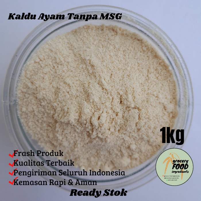 

Kaldu Ayam Non MSG / Pure Chicken Extract / Kaldu Chicken - 1kg