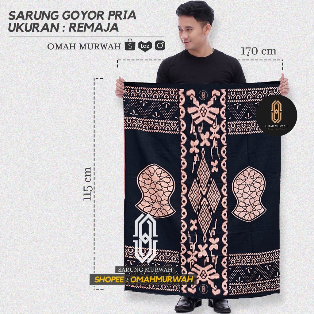 SARUNG GOYOR PRIA / SARUNG SANTRI PUTRA / SARUNG SANTRI / SARUNG PRIA / SARUNG PONDOKAN / SARUNG BATIK / SARUNG KORAN / SARUNG MATEMATIKA