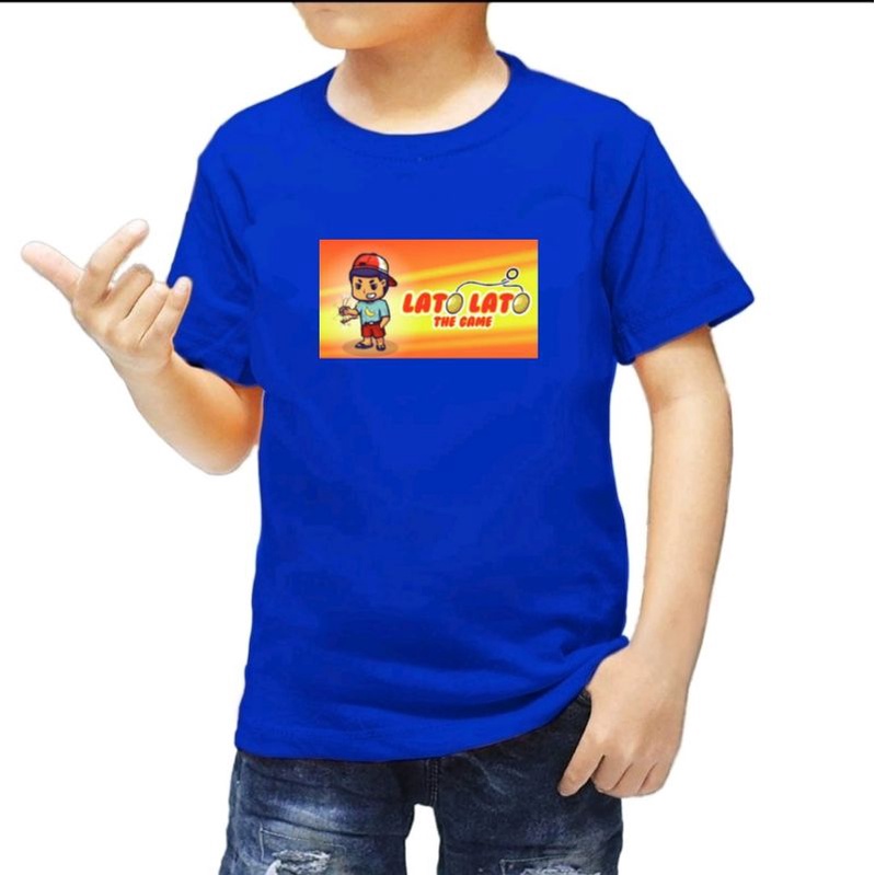 Kaos lato anak laki laki 1-12 tahun