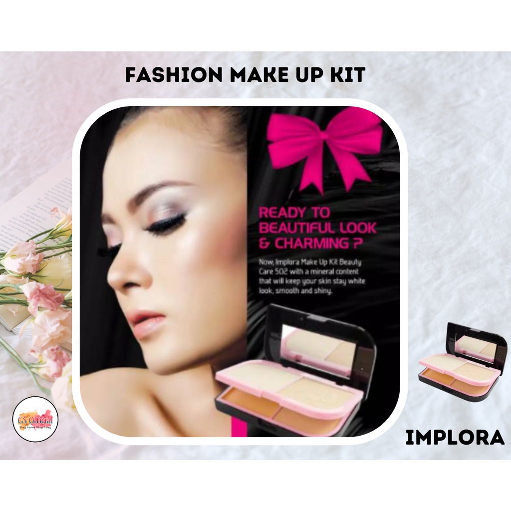 IMPLORA -  SUELUTTU POWDER 3IN1 -  FASHION MAKEUP KIT - IMPLORA COMPLETE BEAUTY CARE