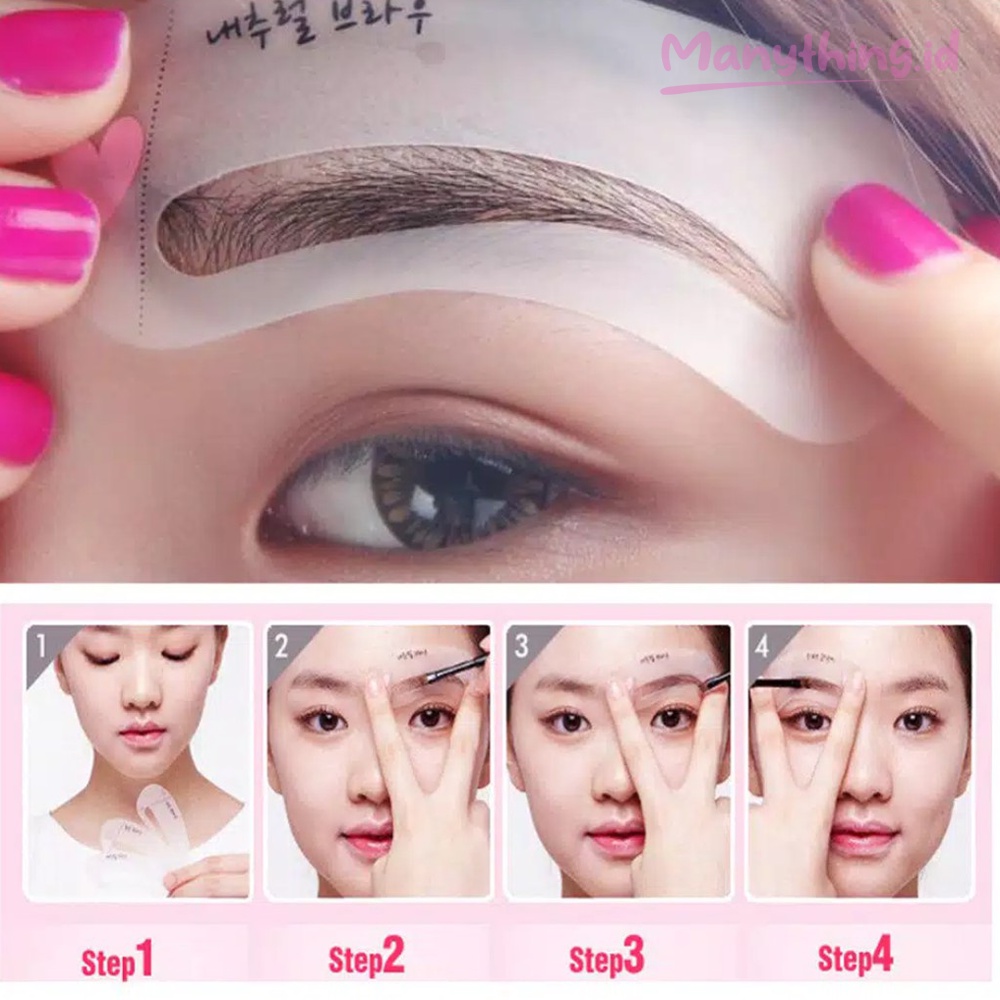 CETAKAN ALIS BROW CLASS 3 IN 1 / EYEBROW TEMPLATE / ALAT CETAK GAMBAR ALIS