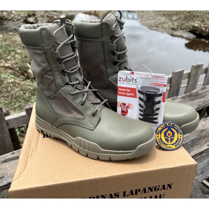 Terlaris Sepatu Pdl Hijau Brimob Polri Battle X Original Pembagian Jatah