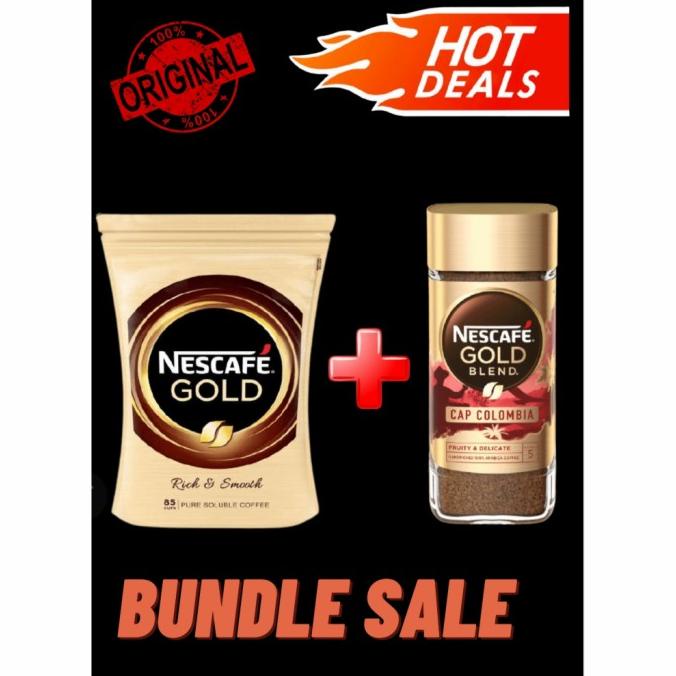 

Paket Nescafe Gold Reffil 170Mg + Nescafe Colombia 100 Gram