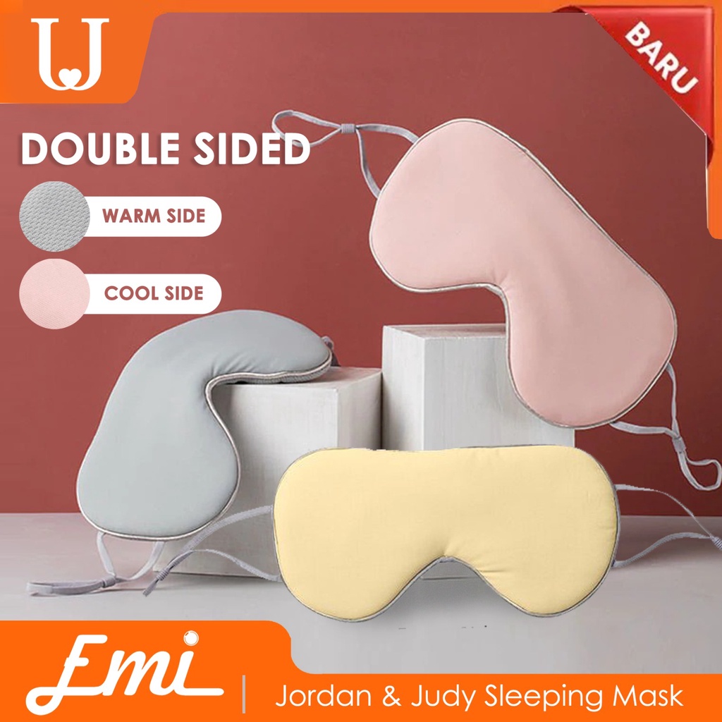 Jordan &amp; Judy Sleeping Mask Penutup Mata Double Sided Breathable Ice Silk Eye Patch HO389