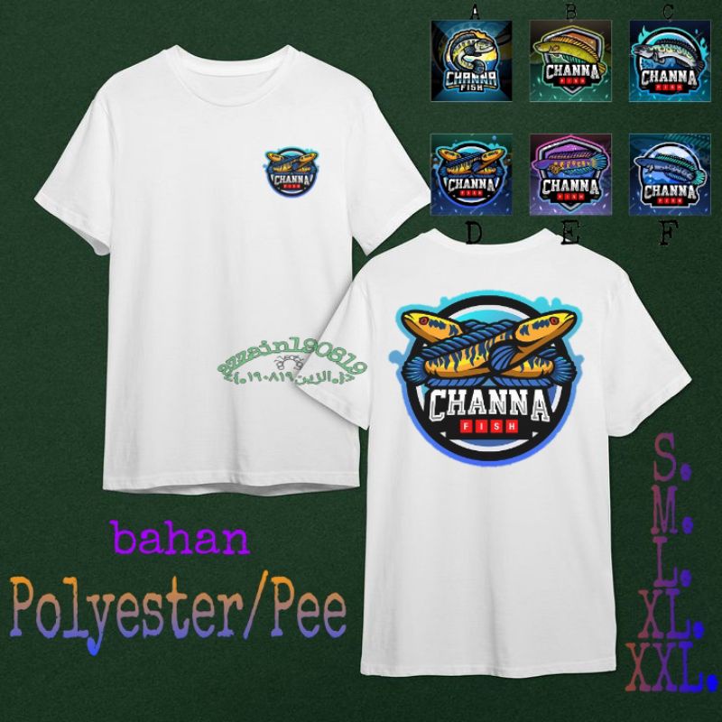 kaos anak channa fish/ kaos Channa unisex cowo/cewe/pashion laki-laki perempuan/baju kaos anak/kaos 