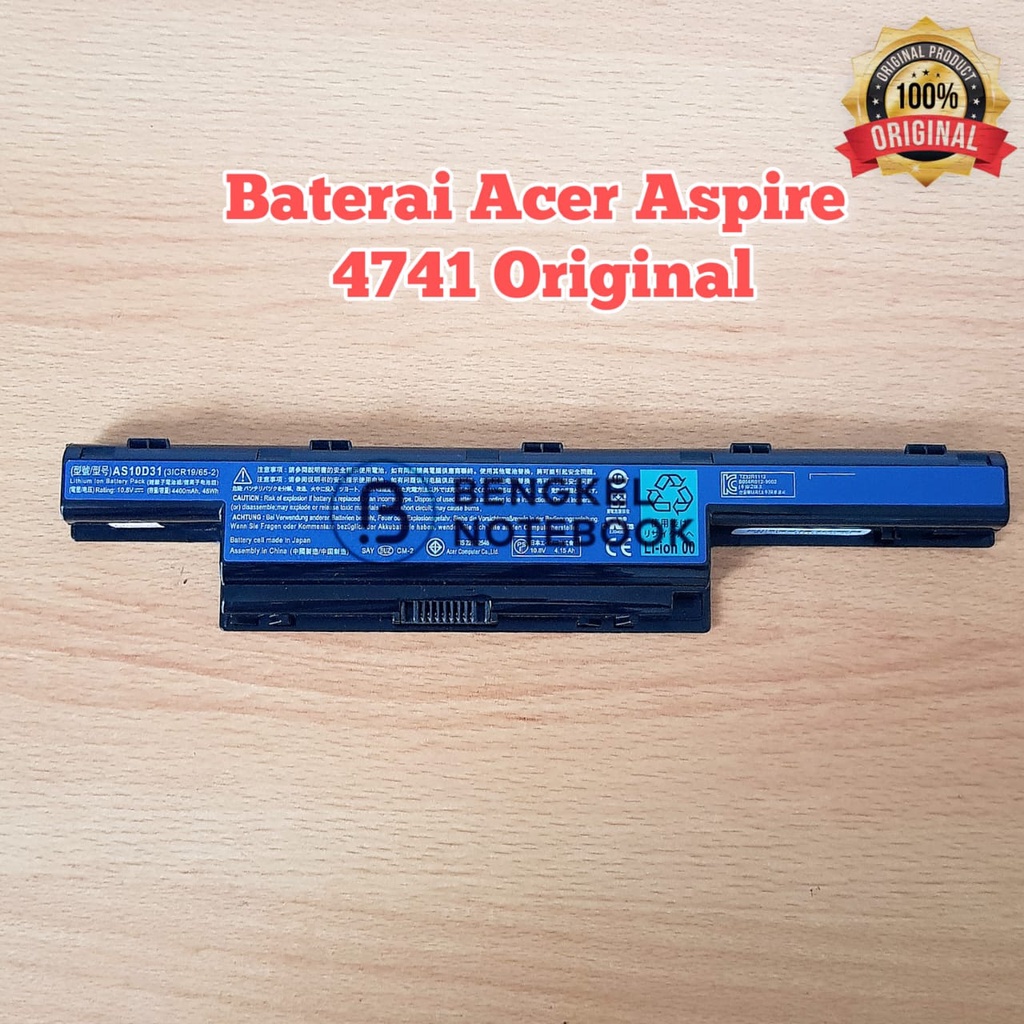 Baterai Acer Aspire 4741 4750 4738 4739 4349 4551 4743 4752 4755 4741 5741 E1-421 E1-471 E1-431 5740 V3-471G 4749 5750G 8472 AS10D31 AS10D3E AS10D41 AS10D51  AS10D61 AS10D71 AS10D73 ACER TM 4740 5542 5740 5740G 5742 7740 8472 4352 Original