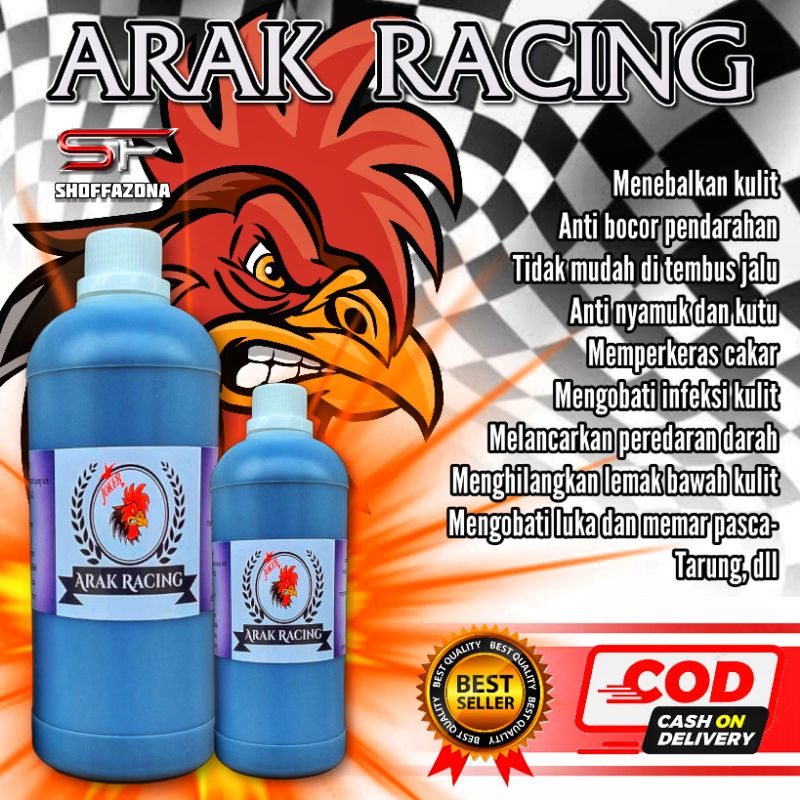 Arak Gosok Ayam Aduan Arak Racing 500 ml Arak Gosok Ayam Laga Super Berkualitas