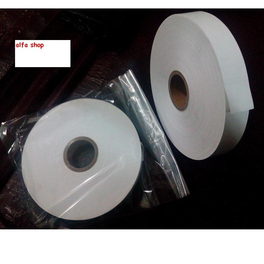 ♪ Pita Laundry roll kain kertas 1" inch (25 mm) penanda (marker) tag gun / pita label merek di baju 