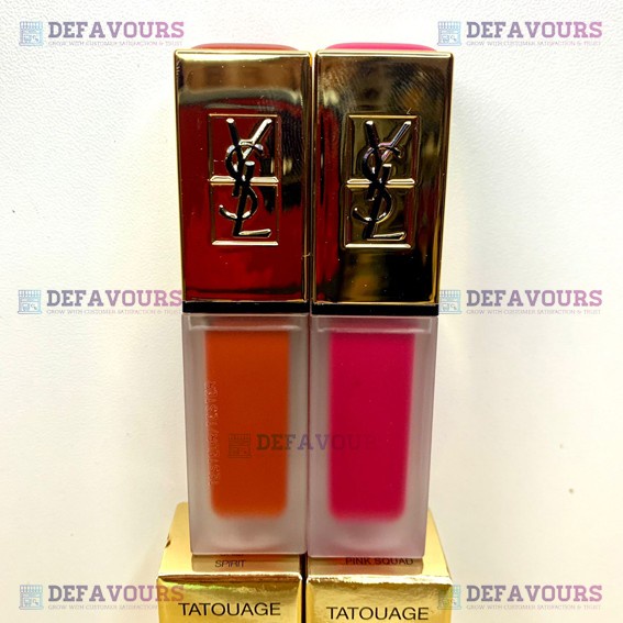 ✿ BISA COD✿ YSL Lip Color Tatouage Couture Liquid Matte Lip Stain 6ml - 20 Pink Squad