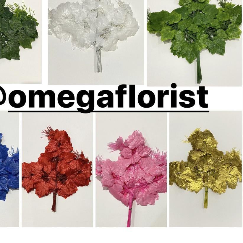 ➪ Daun Anggur Lusinan- Daun Dekorasi/ Daun Artificial / Daun Dekorasi Murah / Daun Plastik / Daun Pe