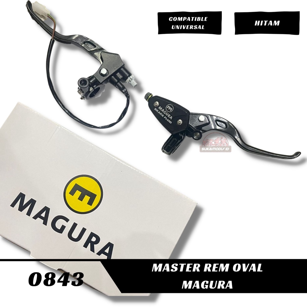 Master Rem Magura Black Oval Kapal Segi Panah Universal